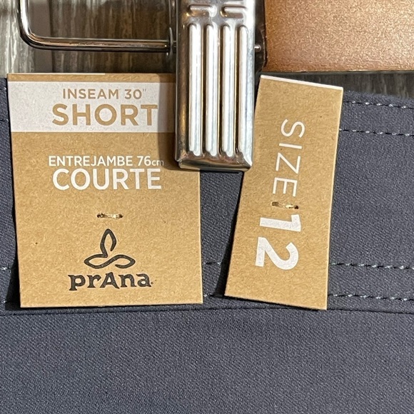 Prana Halle Hiking Convertible Pant in Coal Gray (Short Inseam) Size 12 NWT - Picture 13 of 13